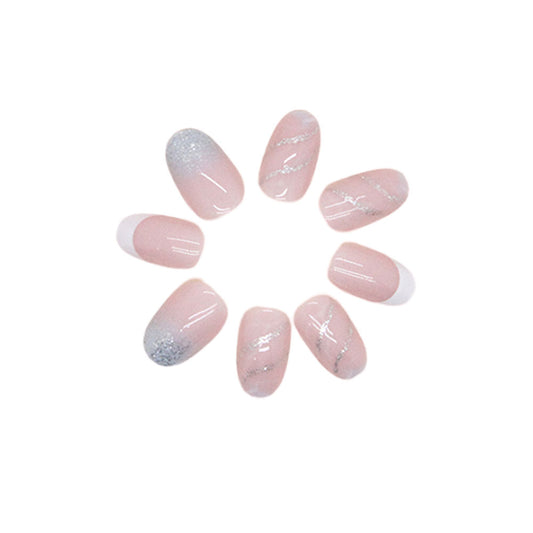 Press On Nails Kit with Glue and gel stickers Reusable Tips